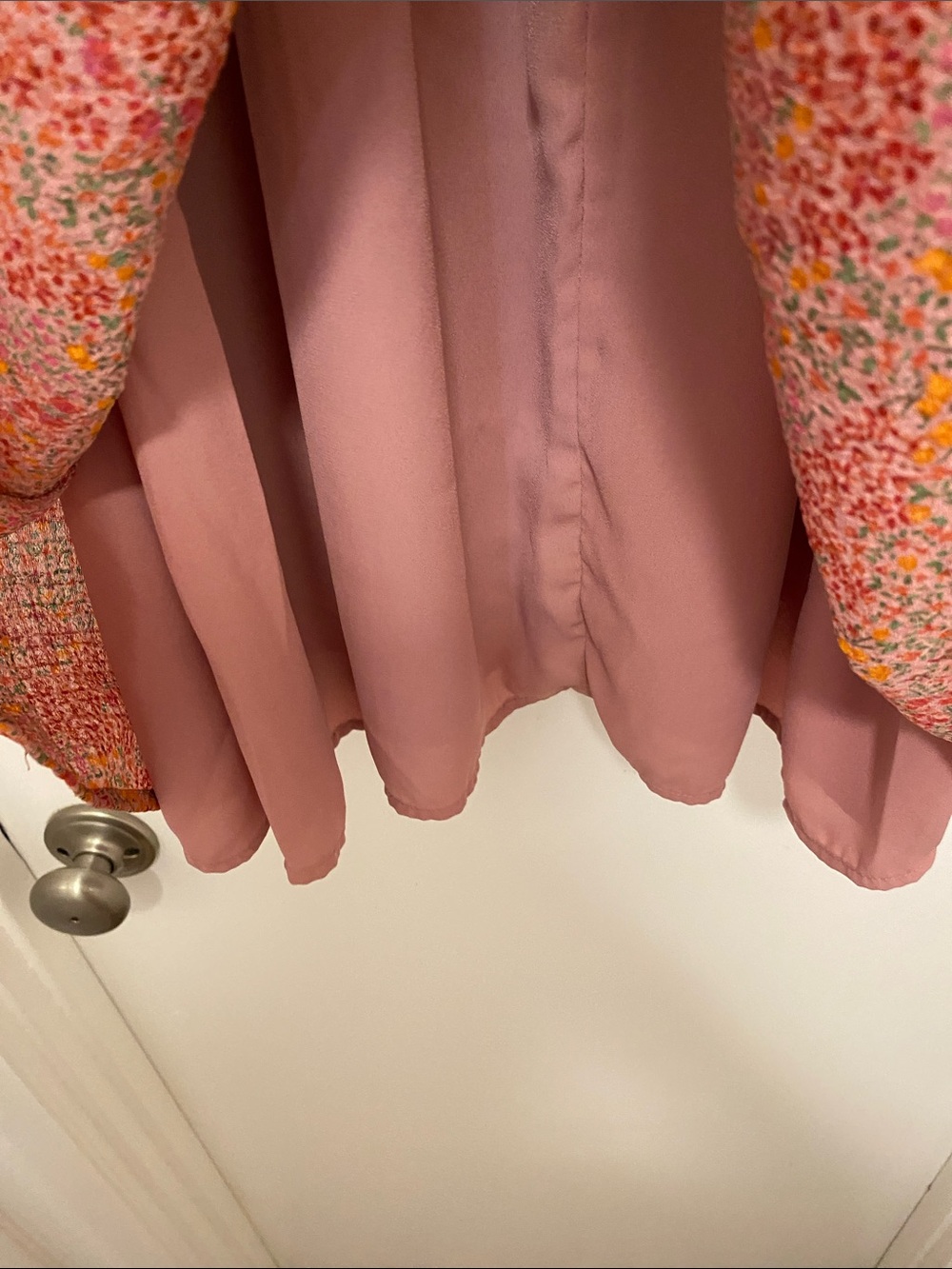 Dress Floral Puffed Sleeves - Picture 10 of 11